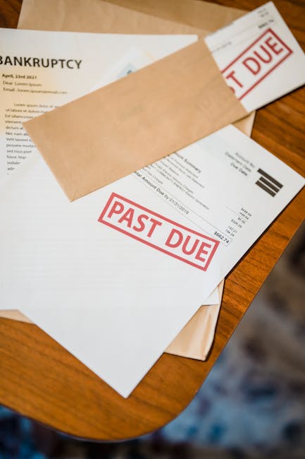 Business documents and financial planning for supplier bankruptcy protection